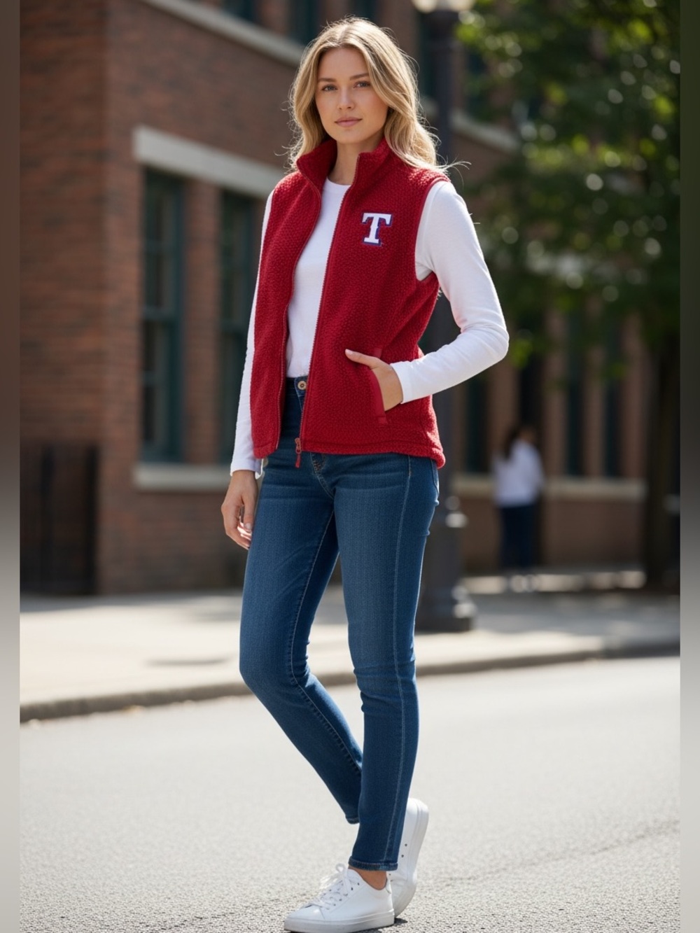 Antigua Women’s Texas Rangers “Grace” Vest NWT (G-1)